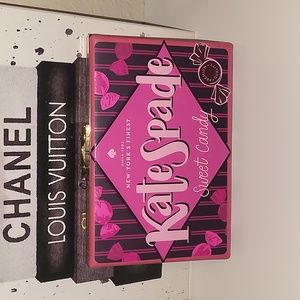 Rare-NWT Kate Spade Candy wrapper book clutch, candy shop line